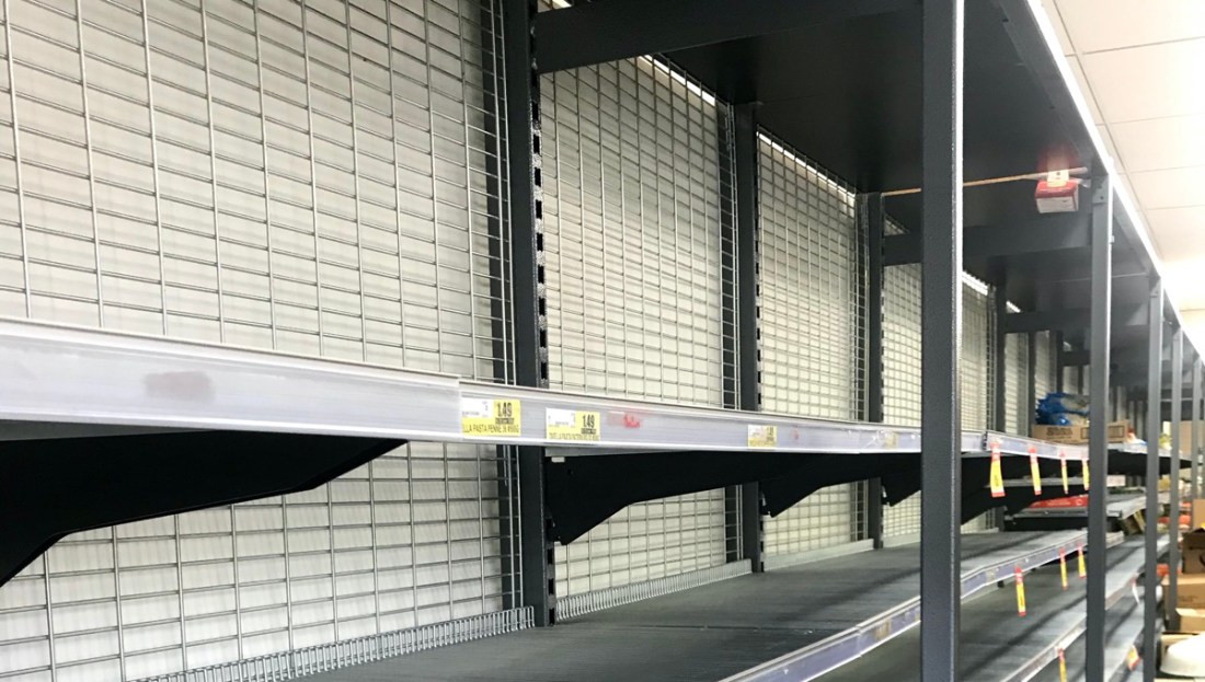 Empty Shelves in Melbourne
